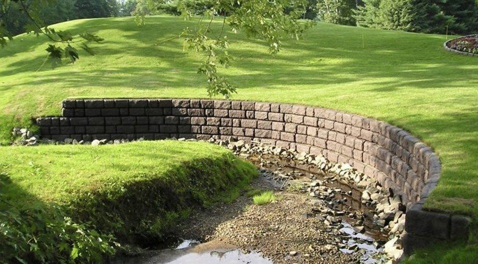 redirock concrete erosion landscaping