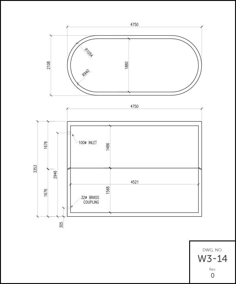 M 5000 Septic Holding Tank schematic 