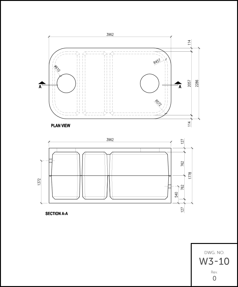 M 2500 Septic Tank Schematic