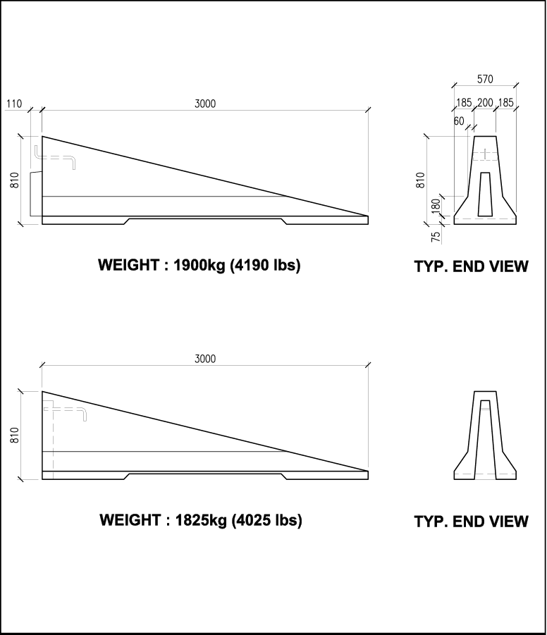 F-Style Transition barrier schematic