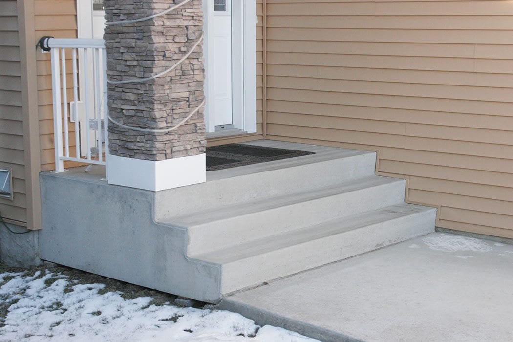 concrete steps